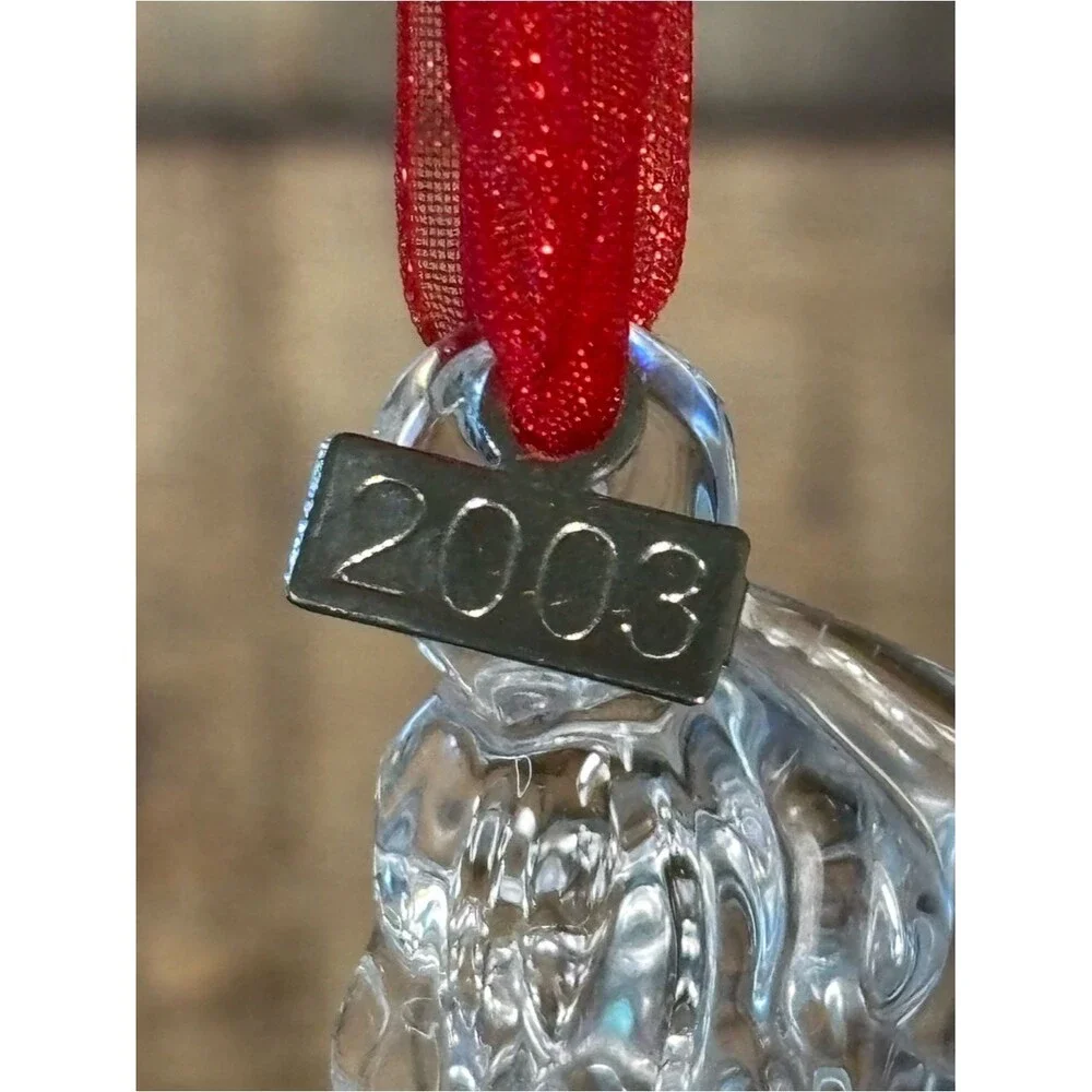Waterford Crystal 12 Days of Christmas Ornament 9 Ladies Dancing 2003 W/Box
